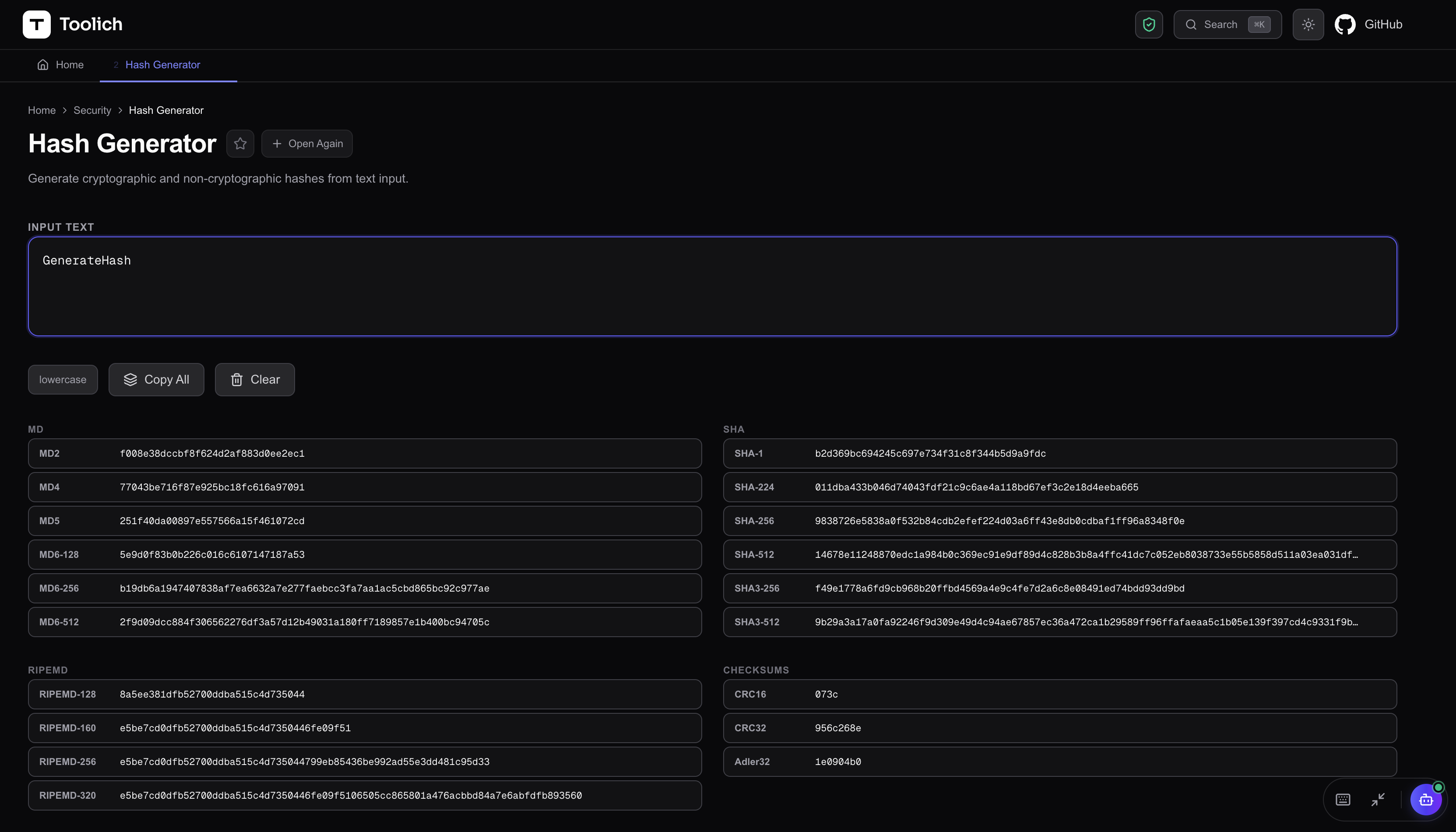 Secure Hash Generator — Compute MD5, SHA-256, and SHA-512 Hashes Offline